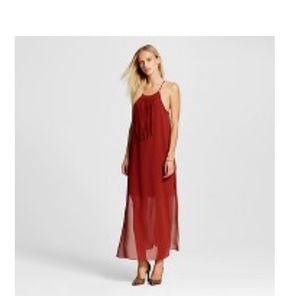 Tank dress with Fringe